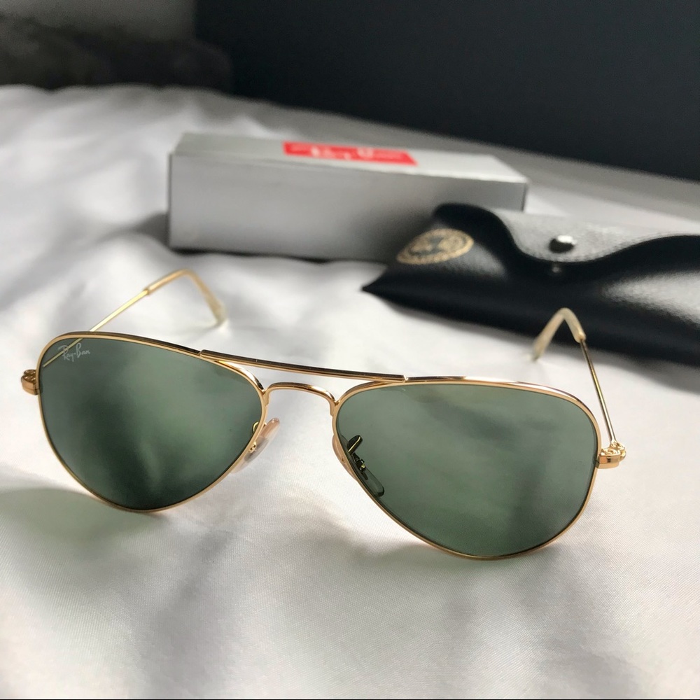 RAY-BAN Rb3044 Small Metal Aviator Sunglasses